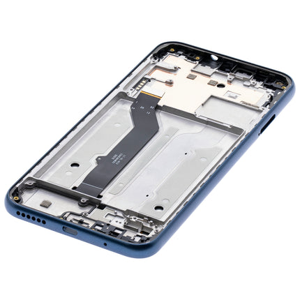 For Motorola E 2020 LCD assembly With Frame/XT2052 Blue (SKU:1565311)