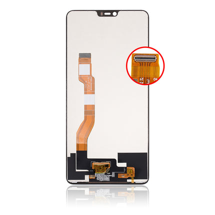 For OPPO F7 LCD Assembly Black(Refurbished)(SKU:1481388)