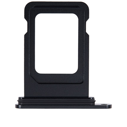 For iPhone 15 / 15 Plus Sim Card Tray Holder/Dual Sim Card Black (Premium OEM)(SKU:1532546)