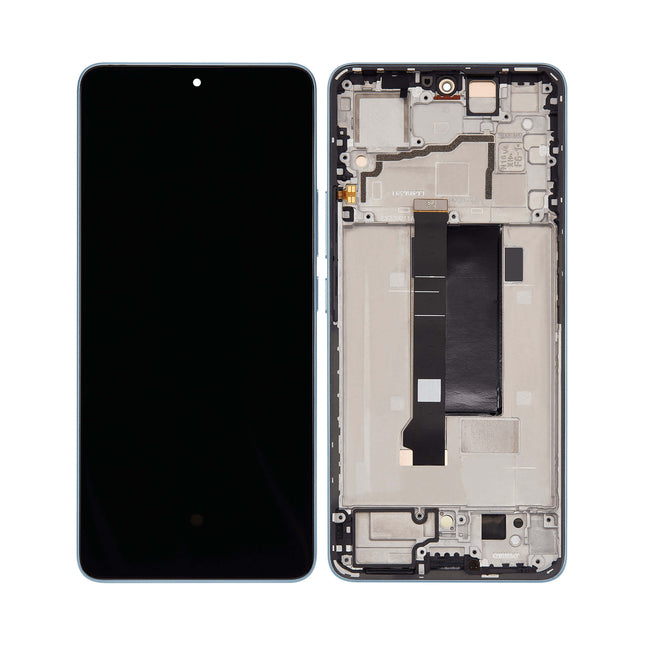 For Xiaomi Redmi Note 13 Pro 5G | LCD Assembly With Frame | Blue (Premium OEM)