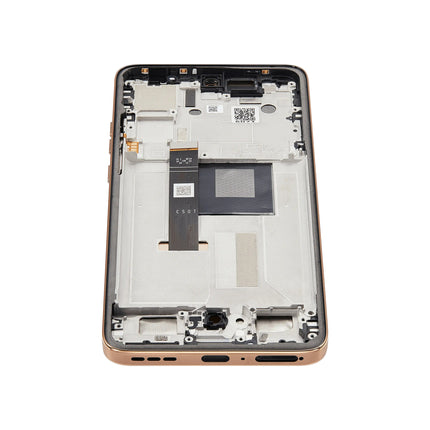 For Motorola Edge 50 Neo OLED assembly With Frame Orange Refurbished (SKU:1563106)