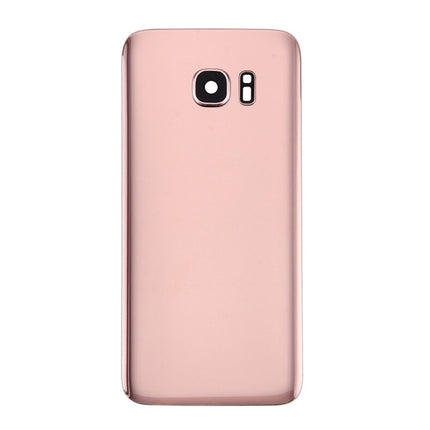 For Samsung Galaxy S7 Edge/G935 Back Cover With Camera Cover(No Logo) Pink(Aftermarket Plus)(SKU:1089393)