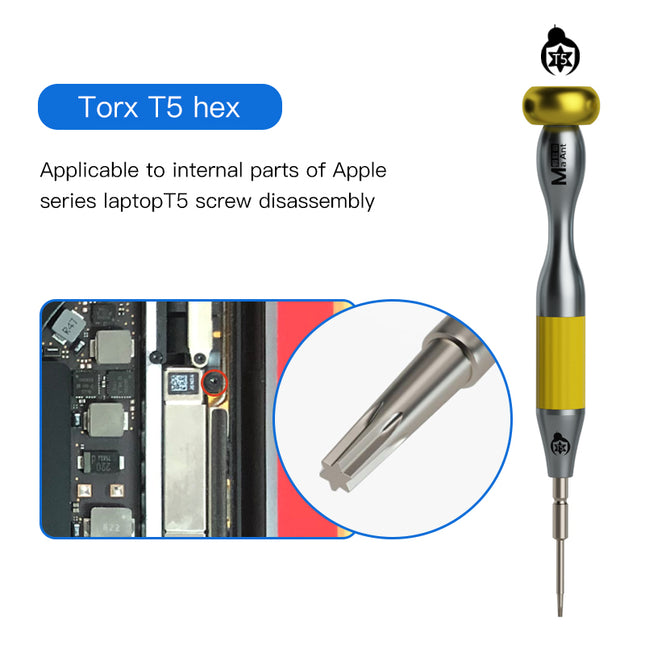 MaAnt MY-903 Ultra Hard High-Precision Antirust S2 Alloy Screwdrivers / Torx-T5-hex