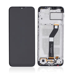 For Motorola G8 Power Lite/common Version | LCD Assembly with Frame | Black(Refurbished)