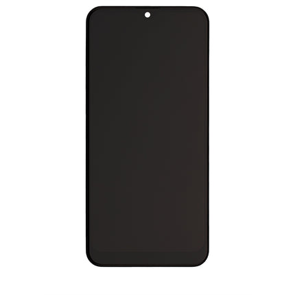For LG K22 / K22 Plus LCD Assembly With Frame Black(Refurbished)(SKU:1463942)