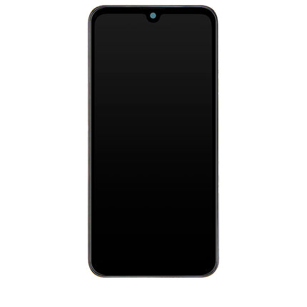 For LG Q60 LCD Assembly With Frame/Single Card Black(Refurbished)(SKU:1337286)