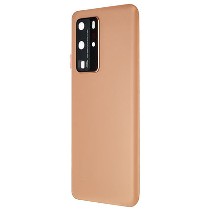 For Huawei P40 Pro Back Cover With Camera Cover Gold(Aftermarket Plus)(SKU:1480802)