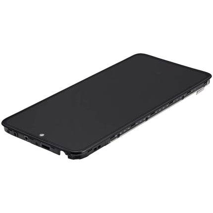 For Xiaomi Redmi Note 14 4G OLED assembly with Frame Black / Small Panel (Aftermarket Plus) (SKU:1564672)