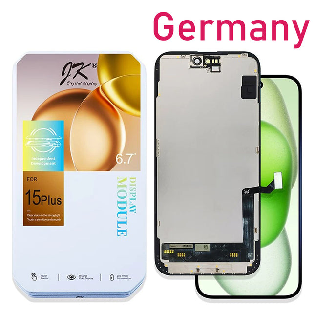 JK for iPhone 15 Plus | LCD Assembly | Incell | IC Removable | Black ***DE warehouse***(SKU: 1569075)