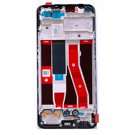 For OPPO A94 5G OLED assembly With Frame Black(Refurbished)(SKU:1495023)