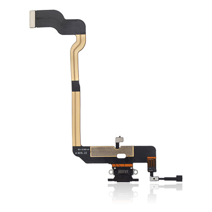 For iPhone Xs Charge Port Flex Cable Black (Refurbished)***DE Warehouse***(SKU:1530796)