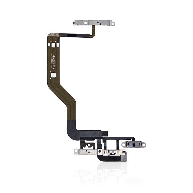 For iPhone 12 | Volume On/Off Flex Cable With Clip | (Aftermarket Plus)