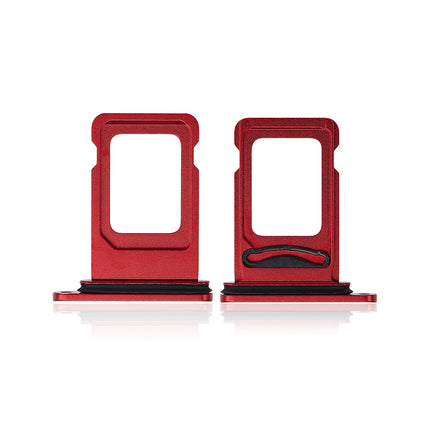 For iPhone 11 Sim Card Tray/Dual Sim Card Red(Premium OEM)(SKU:1475941)