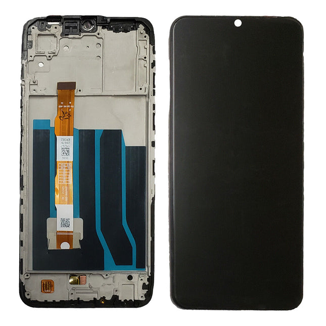 For vivo Y21 | LCD Assembly with Frame | Black(Refurbished)