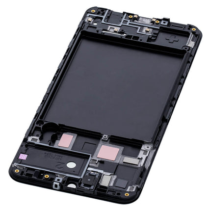 For Samsung Galaxy A20/A205 LCD Frame Black(Premium OEM)(SKU:1479699)