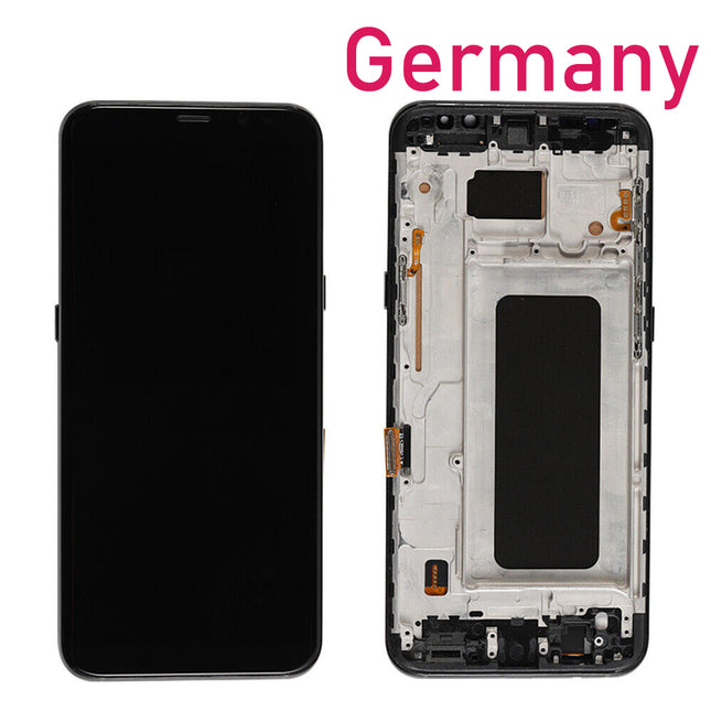 For Samsung Galaxy S8 Plus/G955 OLED Assembly With Frame Black (Refurbished)***DE Warehouse***(SKU:1530849)