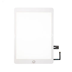 For iPad 6/Air 2018|Touch with home button/camera bracket/adhesive | White (Aftermarket Plus)