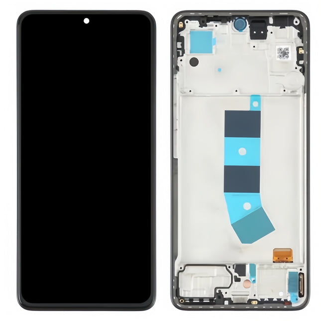 For ZTE V60 Vita 4G LCD assembly with Frame Black (SKU:1564895)