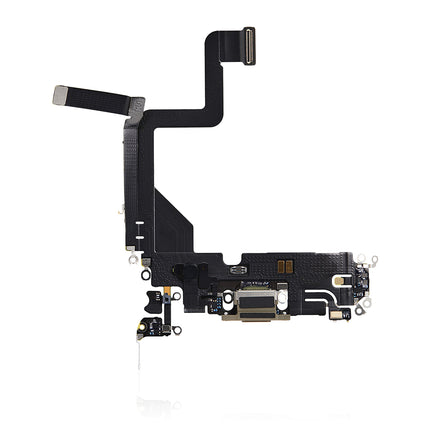 For iPhone 14 pro | Charge Port Flex Cable | Gold(Premium OEM)