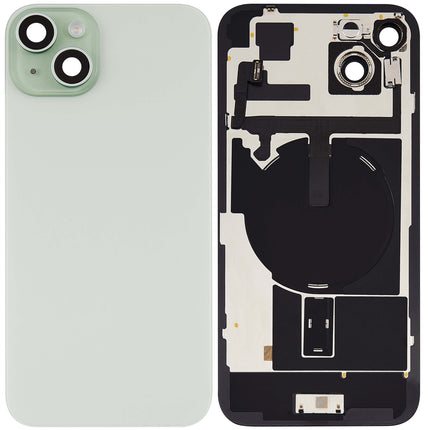 For iPhone 15 Plus Lens for back cover With bracket and back camera lens / Magnetic | Green (Aftermarket Plus)