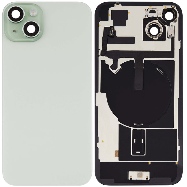 For iPhone 15 Plus Lens for back cover With bracket and back camera lens / Magnetic | Green (Aftermarket Plus)