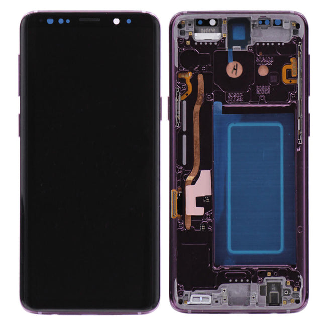 For Samsung Galaxy S9/G960 | LCD Assembly With Frame | Purple(Refurbished)