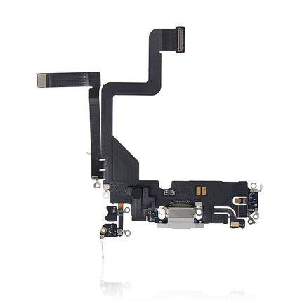 For iPhone14 pro Charge Port Flex Cable | Silver (Refurbished)