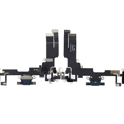 For iPhone 14 Charge Port Flex Cable Black (Refurnished)***DE Warehouse***(SKU:1530820)