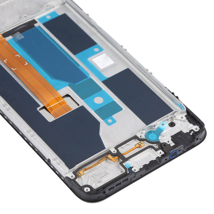 For OPPO A55 5G LCD Assembly with Frame Black(Refurbished)(SKU:1497143)
