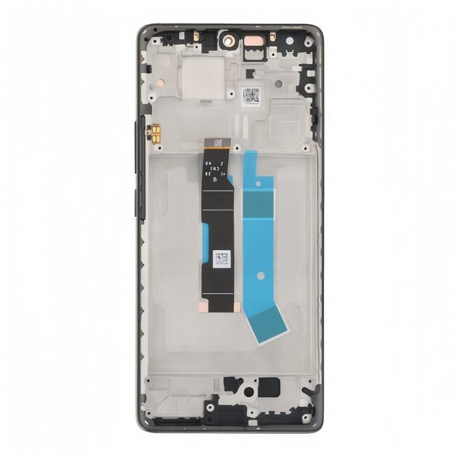For Xiaomi Redmi Note 14 Pro 4G OLED assembly With Frame Black Premium OEM (SKU:1562819)
