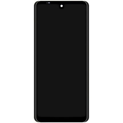 For LG Stylo 6 LCD assembly with Frame Silver (SKU:1564458)
