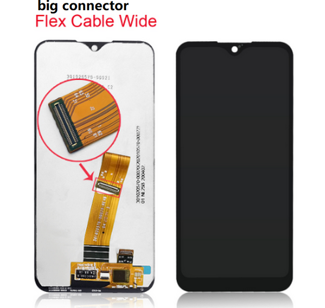 For Samsung Galaxy A01/A015/A01M | LCD Assembly/Big connector | Black(Refurbished)