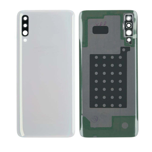 For Samsung Galaxy A70/A705 | Back Cover With Camera Cover(No Logo) | White(Aftermarket Plus)