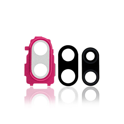 For Xiaomi Redmi Note 7 Camera Lens With Frame/Sticker Red(Premium OEM)(SKU:1478294)