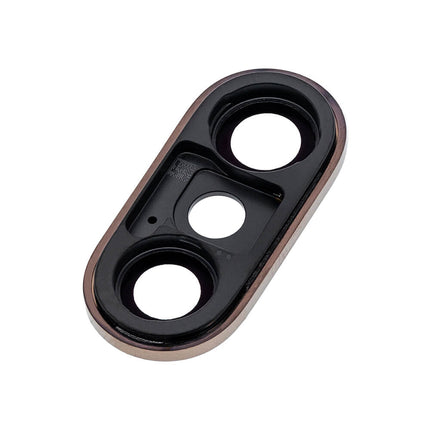 For iPhone Xs Camera Lens With Frame/Sticker Gold(Premium OEM)(SKU:1091379)