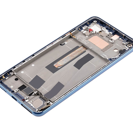 For xiaomi 11 Lite/Xiaomi 11 Lite 5G OLED assembly With Frame Blue(Premium OEM)(SKU:1477100)