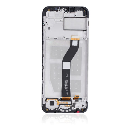For Motorola G8 Power Lite/common Version LCD Assembly with Frame Black(Refurbished)(SKU:1499159)