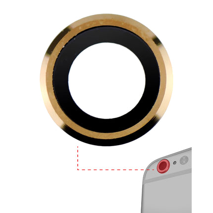 For iPhone 6 Plus/6S Plus | Camera Lens With Frame/Sticker | Gold(Premium OEM)