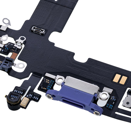 For iPhone 12 Charge Port Flex Cabe Purple(Refurbished)(SKU:1479624)
