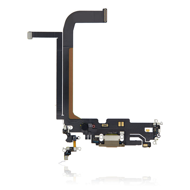 For iPhone 13 pro max | Charge Port Flex Cabe | Gold(Premium OEM)