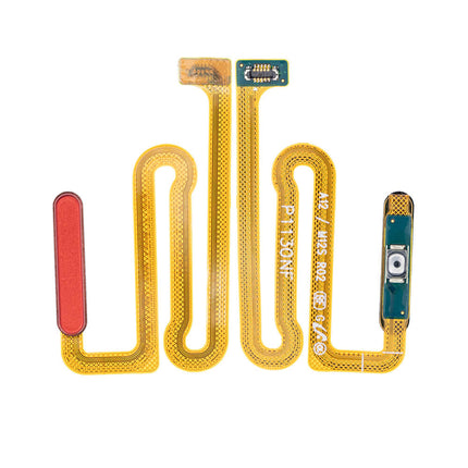 For Samsung Galaxy A12/A125 Power Flex Cable With Finger Print Red(Premium OEM)(SKU:1497757)