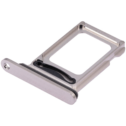 For iPhone 15 Pro / 15 Pro Max Sim Card Tray Holder / Dual Sim Card White (Premium OEM)(SKU:1532553)