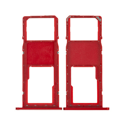 For Samsung Galaxy A01/A015F Sim Card Tray/Single Card Red(Premium OEM)(SKU:1431240)