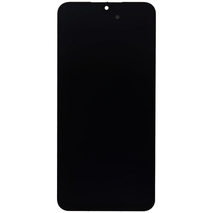 For Samsung Galaxy A16 4G OLED assembly with frame Black (Aftermarket Plus) (SKU:1563749)