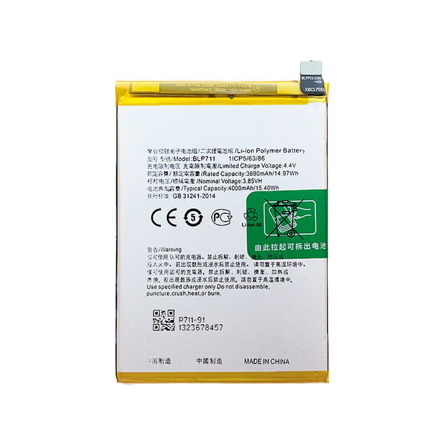 Battery For OPPO A1K / BLP711