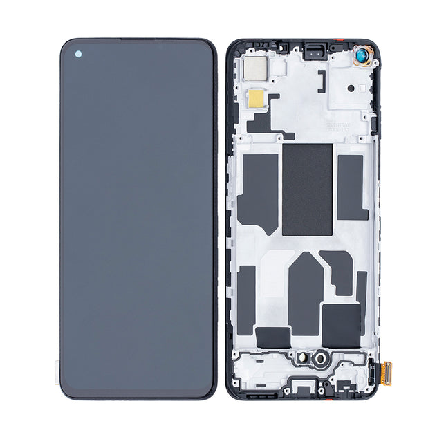 For OnePlus Nord CE | LCD Assembly with Frame | Black(Refurbished)