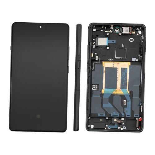 For OnePlus 12R / OLED assembly With frame / black  (Refurbished)(SKU:1562382)