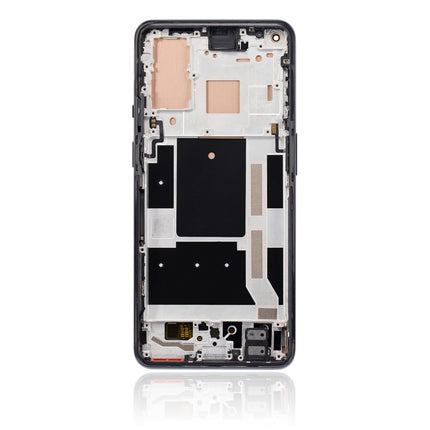 For OnePlus 9 European version / OLED assembly With frame / black  (Refurbished)(SKU:1555877)