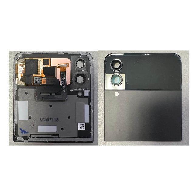 For Samsung Galaxy Z Flip4 | LCD Assembly With Frame / Secondary Screen | Black (Refurbished)
