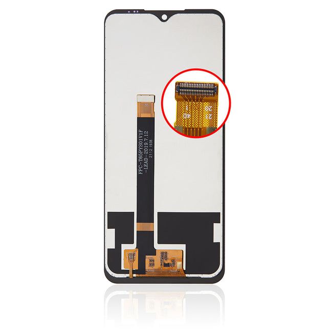 For LG K51 | LCD Assembly | Black(Refurbished)